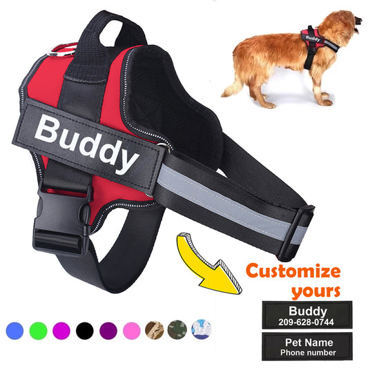 犬用ハーネス 反射通気性調節可能なペットハーネス 屋外ウォーキング犬用品